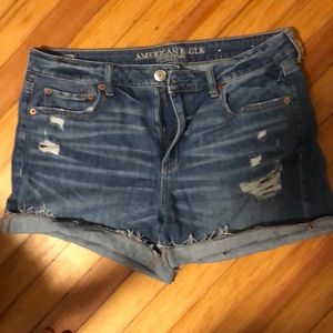American eagle jean shorts “Tom girl midi”